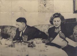 Adolf and Eva at Table