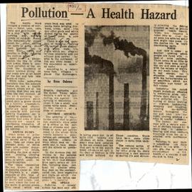 Pollution- A Health Hazard