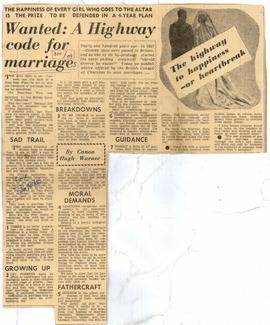 Wanted: A Highway Code fo...