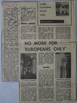 No more for 'Europeans only'
