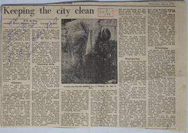 Keeping the city clean