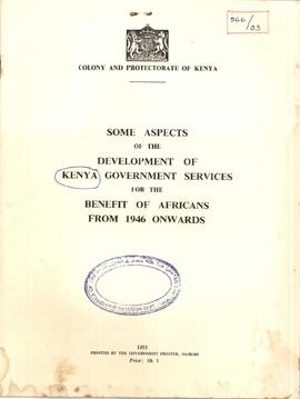 Development of Kenya Gove...