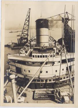 The New "Mauretania" at B...