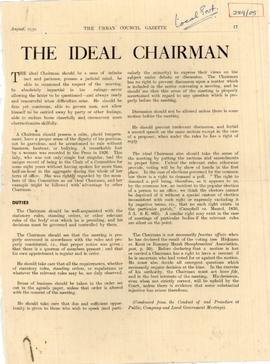 The Ideal Chairman