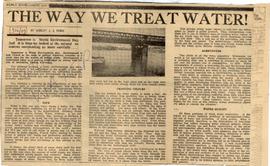 The Way We Treat Water!