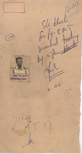 Mr.  K.W.J. Fernando