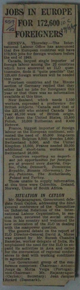 Jobs In Europe For 172600...