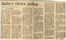 India's Ocean Policy