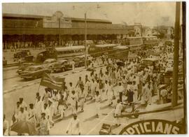 DEMONSTRATORS shooting an...