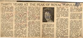 Thirty Years At The Peak ...