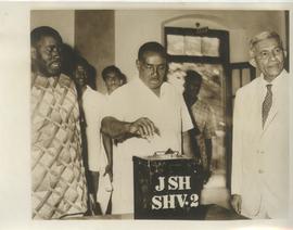 Mr.Karume Casts his Vote