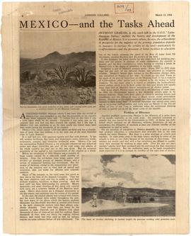 Mexico And The Tasks Ahea...