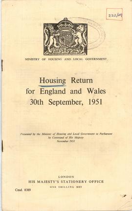 Housing Return for Englan...