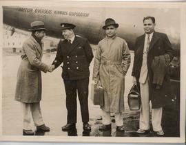 Indian Test Team Arrives ...