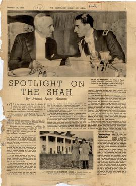Spotlight on the Shah