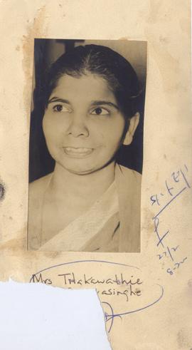 Thilakawathi Samarasinhe