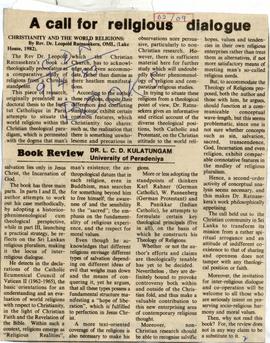 A call for rellglous dial...