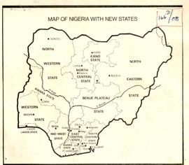Map of Nigeria with New S...