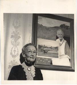 Grandma Moses Stands Befo...