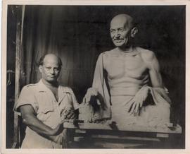 BUST of Gandhiji by D.P.R...