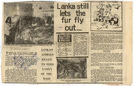 Lanka Still Lets The Fur ...