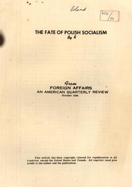 The Fate of Polish Socalism
