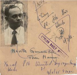 Neville Gunaratne Town Pl...