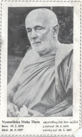 Nyanatiloka Maha Thera