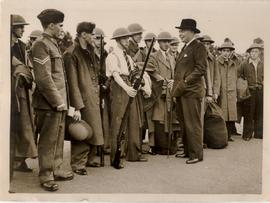 Militia Men Fall in