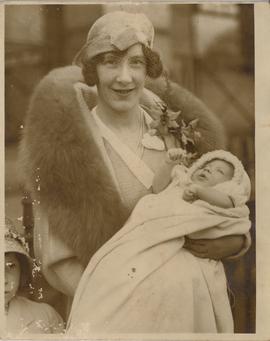 Lady Barrie With Her Litt...