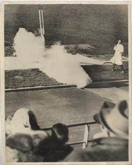 The First Rocket Mail tak...