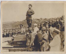 Mussolini Talks to His Tr...
