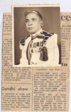 Mr.Nicholas Fernando of t...