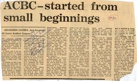 ACBC-started from small b...