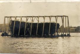 THE hull of the famous ol...