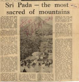 Sri Pada - The Most Sacre...