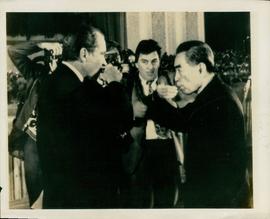 President Richard Nixon a...