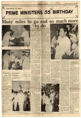 Prime Ministers 55th Birt...