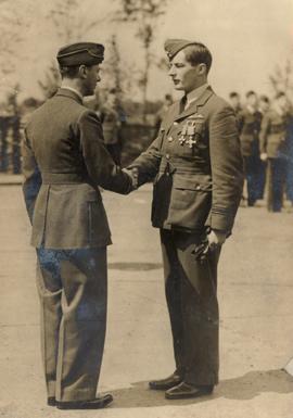 H.M.The King Visits R.A.F...