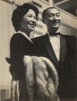 Yamasaki and his Wife are...