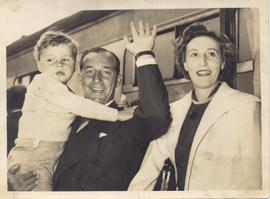 Bill Edrich with Wife Jes...