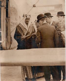 The Emir Saud with Offici...