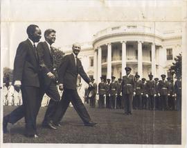 President Kennedy,walking...