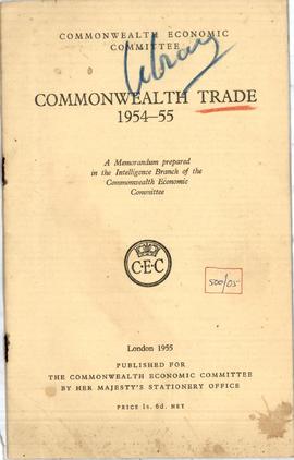 Commonwealth Trade 1954-55