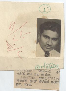 Mr. J. Piyasiri Perera He...
