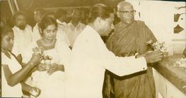 Mr. R. Premadasa, Mrs. He...