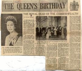 The Queens Birthday