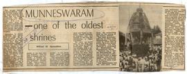 Munneswaram-one of the ol...