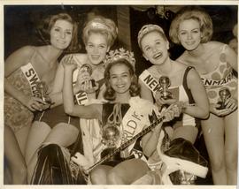 Mischievously Kissing Her...