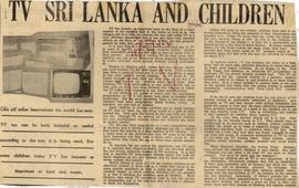 TV Sri Lanka And Children